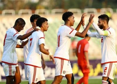 فوتبال جوانان مقدماتى آسیا، پیروزى قاطع امارات برابر نپال