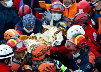 نجات معجزه آسای کودک دو ساله پس از 79 ساعت از زیر آوار